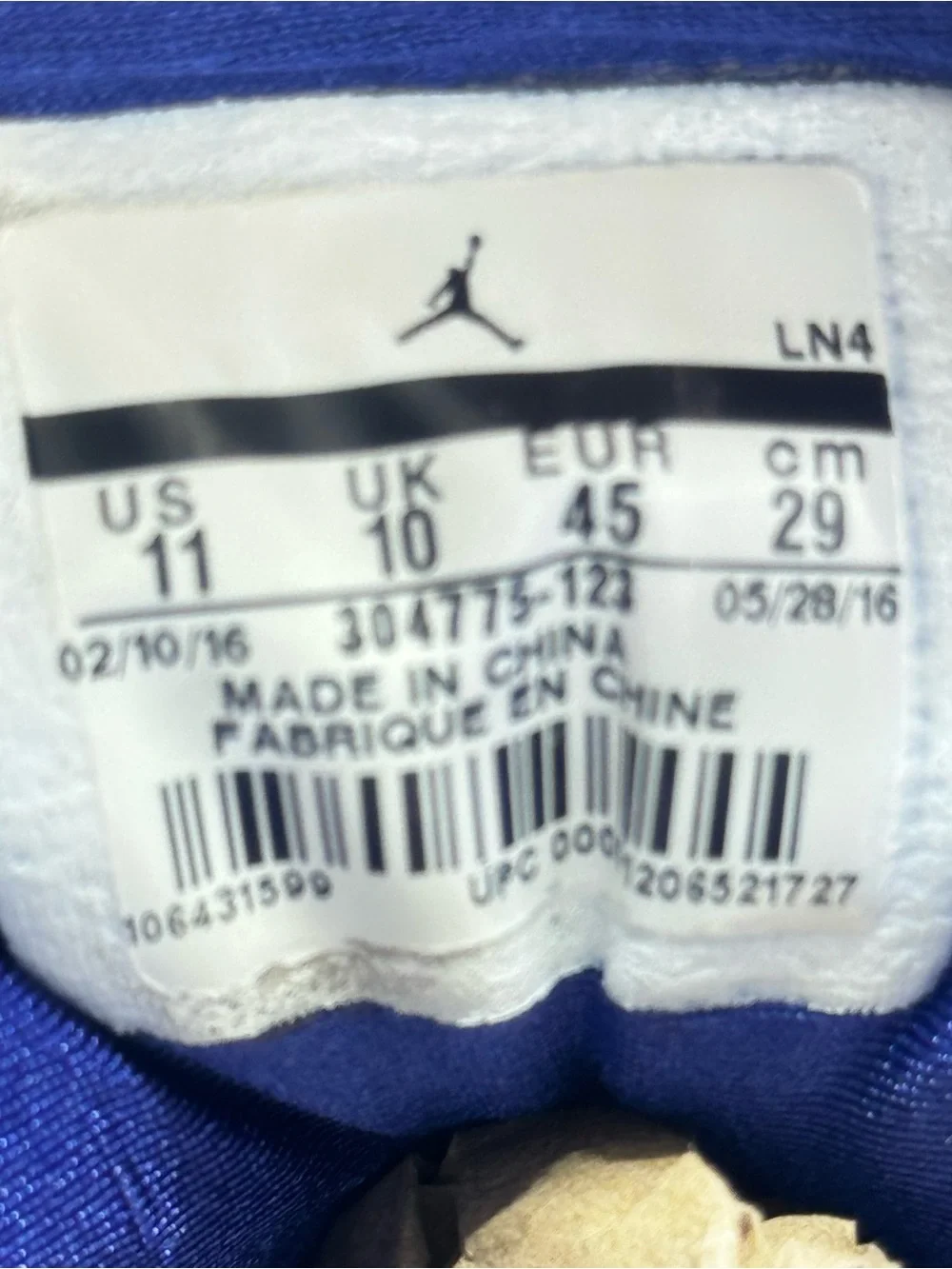 Nike Air Jordan Retro 7 Tinker Alternate Olympic USA 304775-123 • Size 11 US